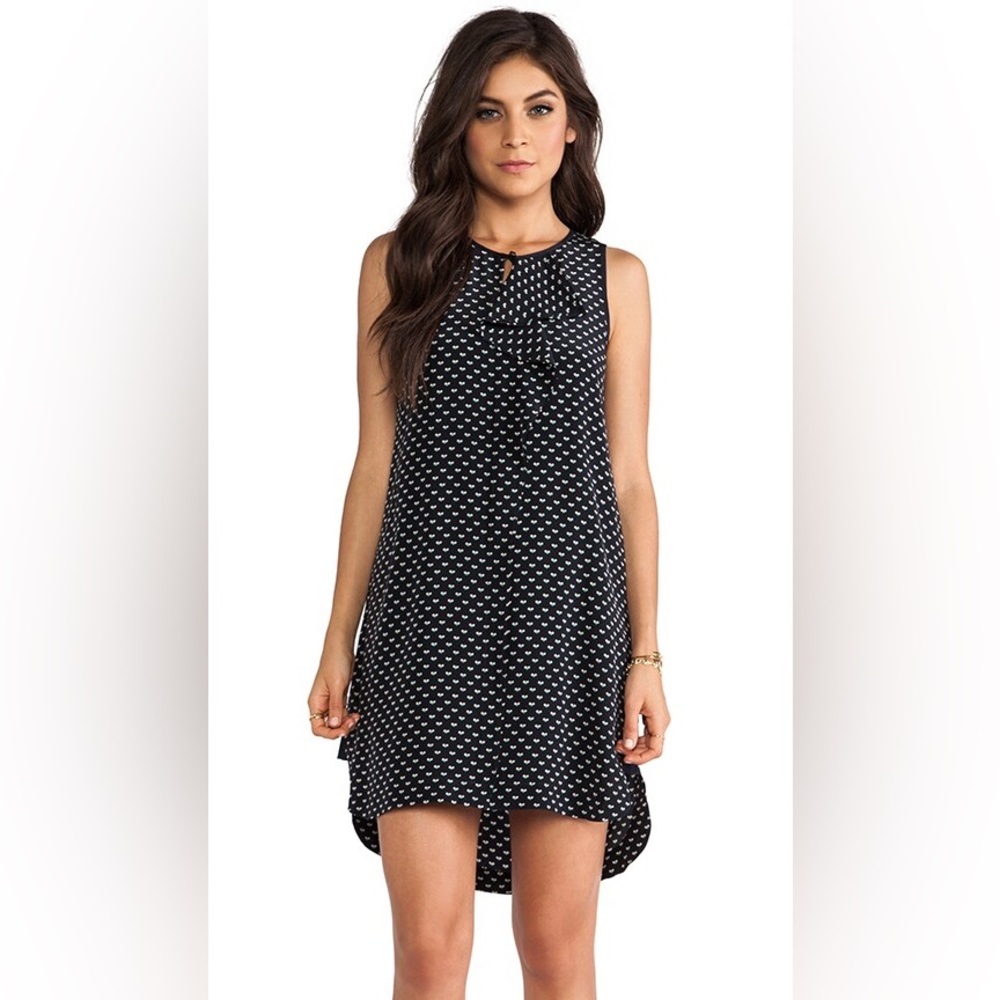 🎀 SSENSE MARC BY MARC JACOBS silk  Vivie Print in General Navy Multi